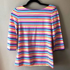 Lilly Pulitzer Neon Striped Blouse